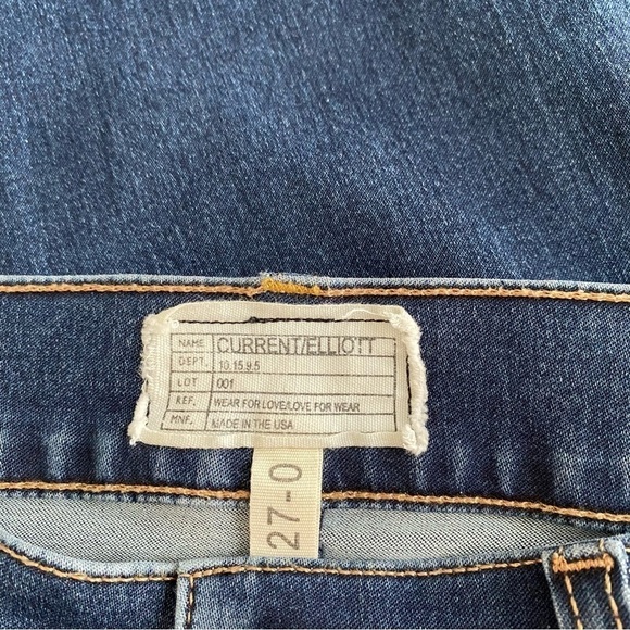Current/Elliott Jean Legging Dark Wash Size 27 or 0 - Picture 4 of 6